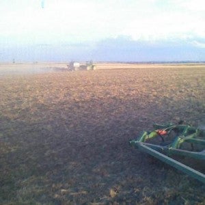 Working summerfallow and planting wheat-Fall '08